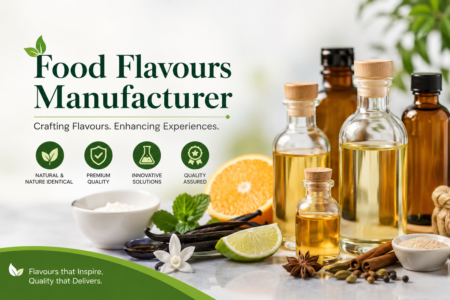 Top Food Flavours Manufacturer for Quality Ingredients